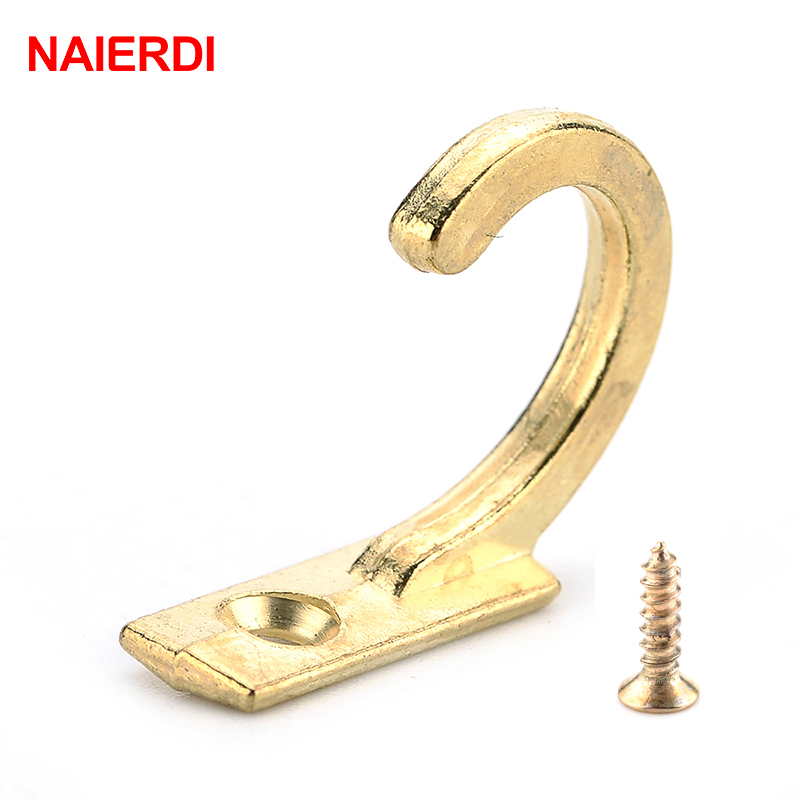Furniture Hardware Antique - NAIERDI 10PCS Small Antique Hooks Wall