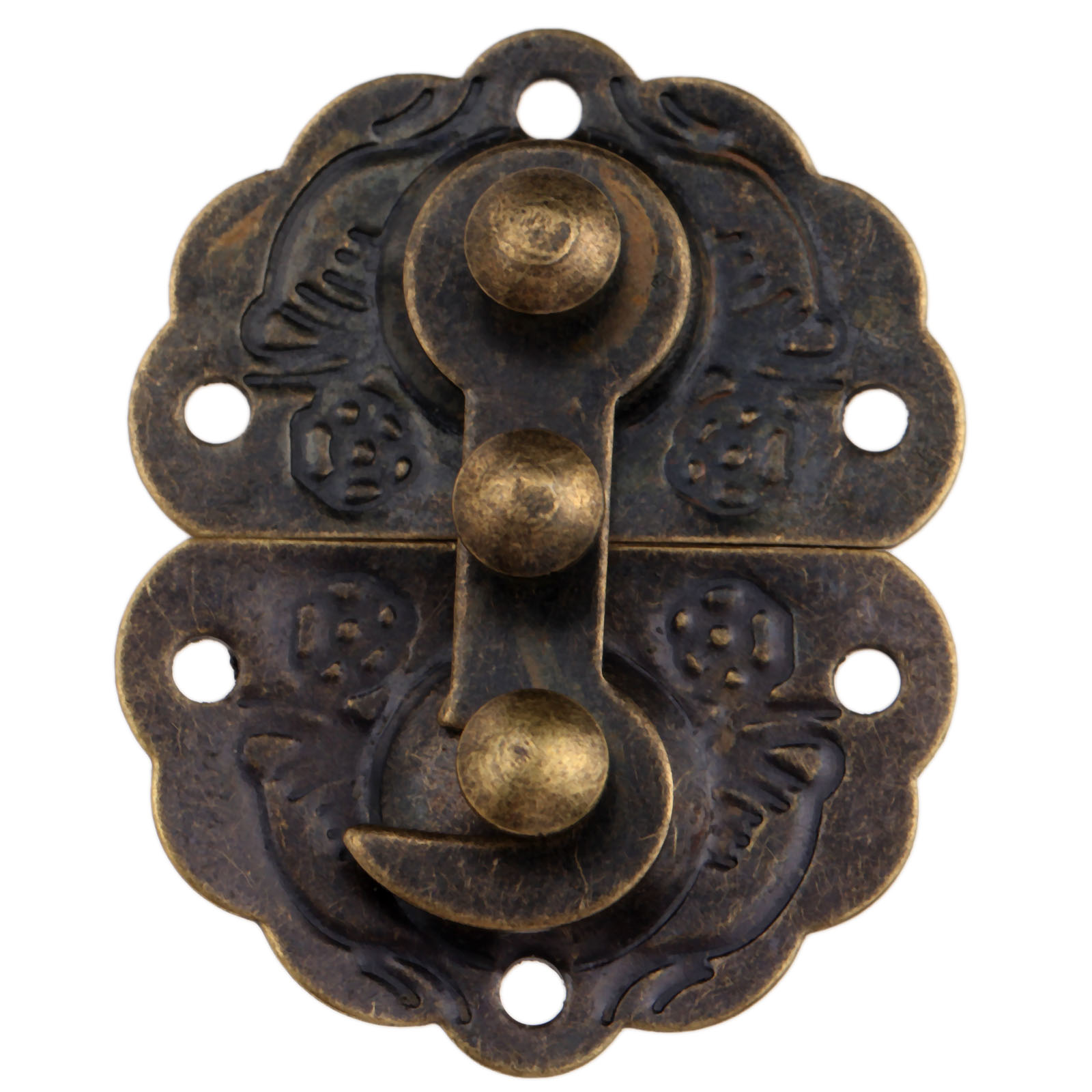 1pc Antique Bronze Box Latch H - Furniture Hardware Decorative review and price
