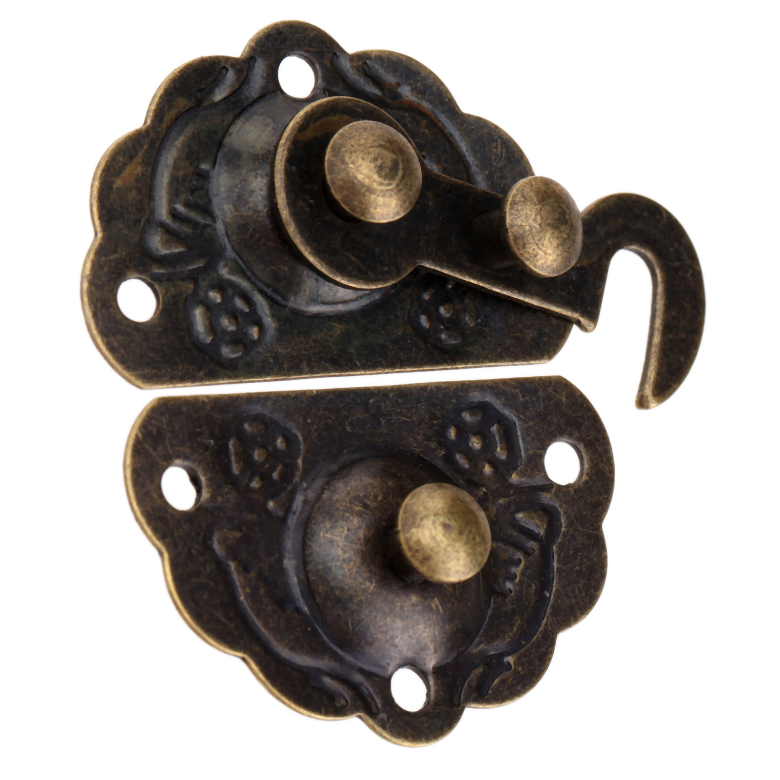 1pc Antique Bronze Box Latch H - Furniture Hardware Decorative review and price
