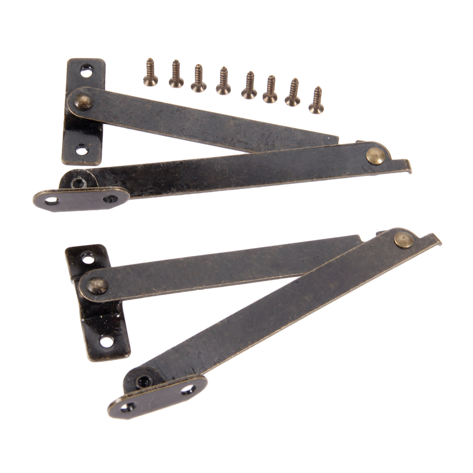 2PCS Lid Support Hinges For Wo - Furniture Hardware Antique review and price