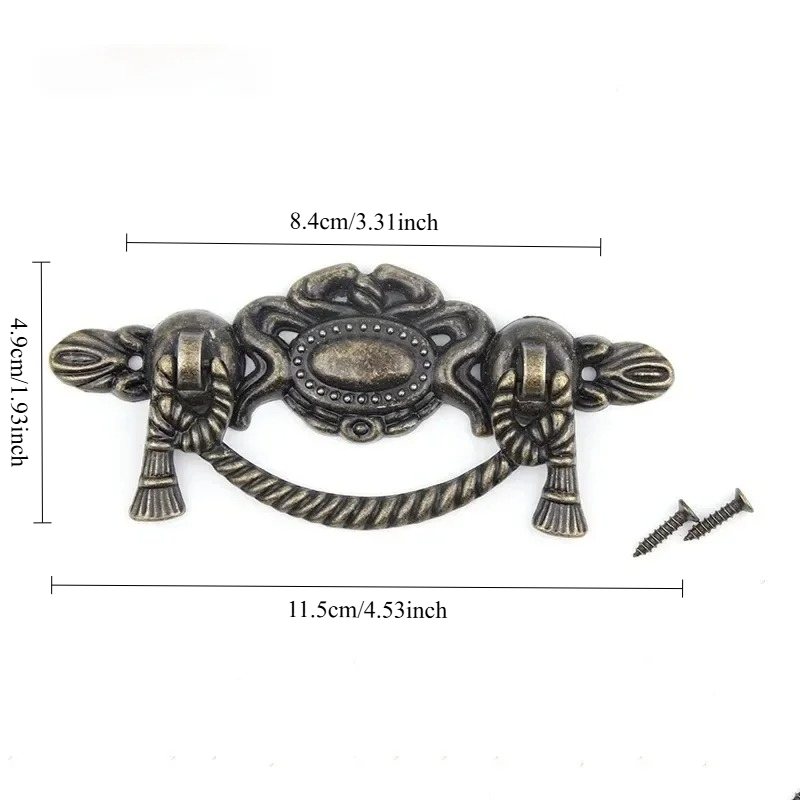 3Sets Retro Style Alloy Drawer - Furniture Hardware Antique review and price