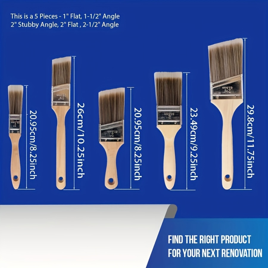 5Pcs High Quality Paint Brush  - Furniture Hardware Pulls review and price