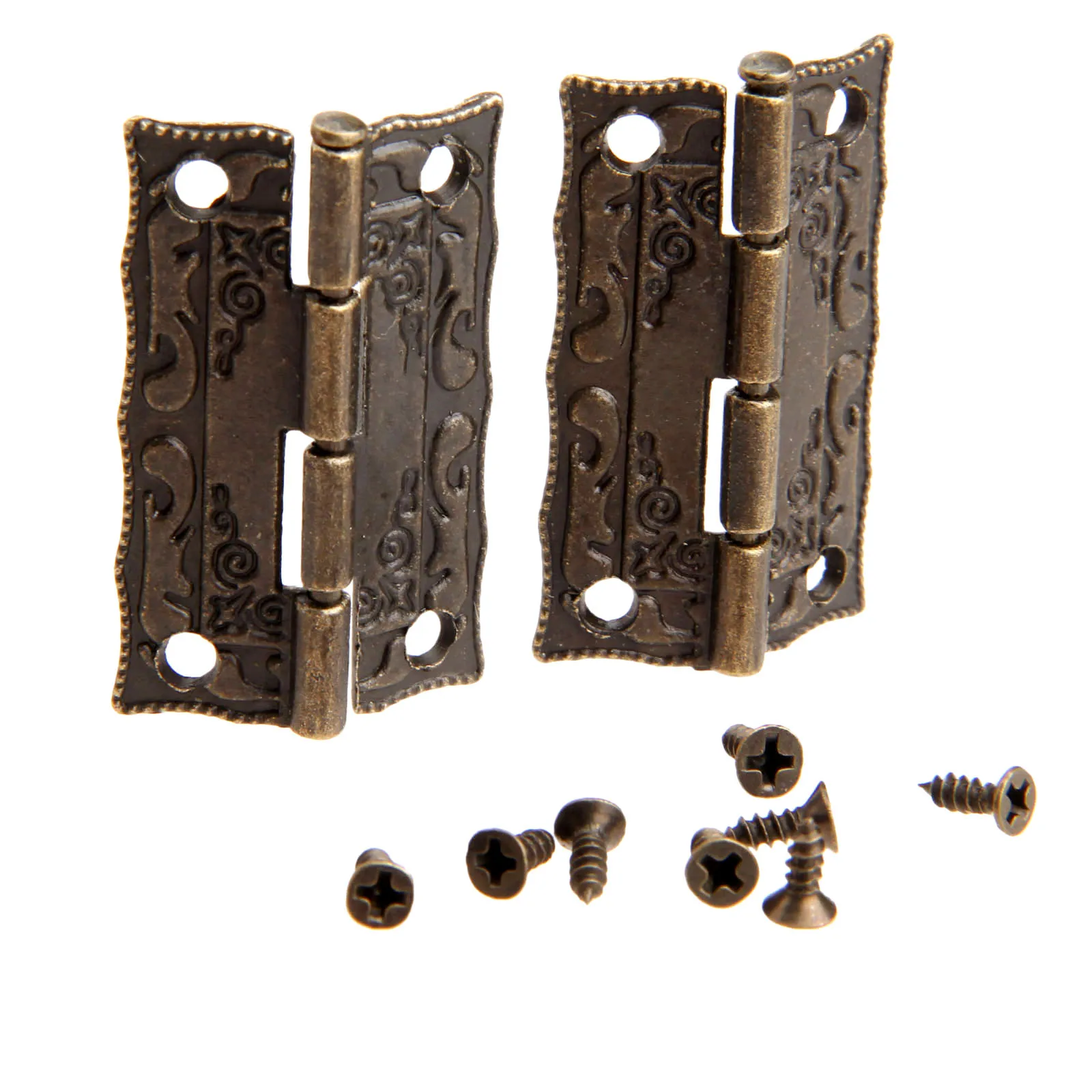 10pcs Hinges 36*23mm Iron Anti - Furniture Hardware Antique review and price