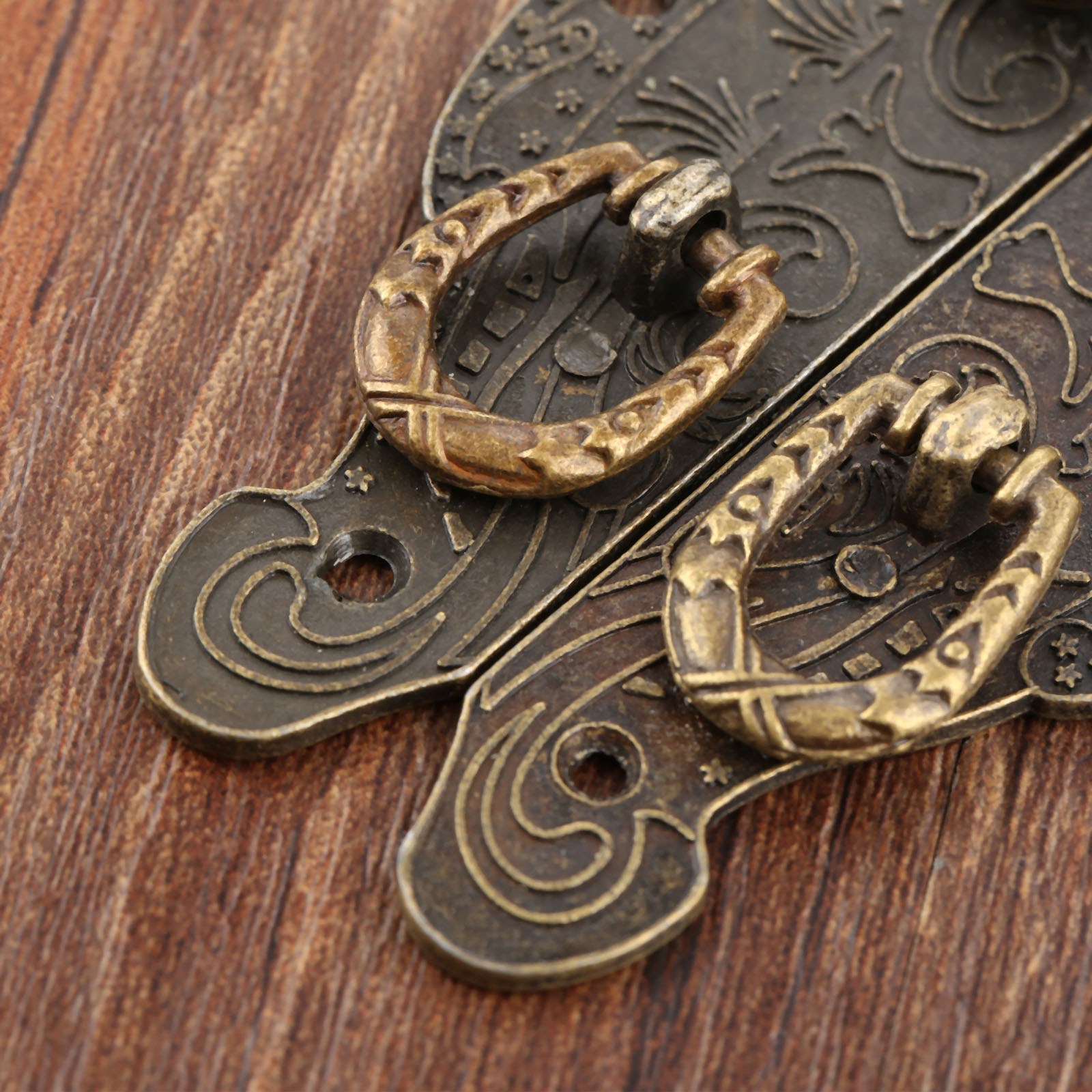 1PC Antique Box Latch Hasp Vin - Furniture Hardware Antique review and price