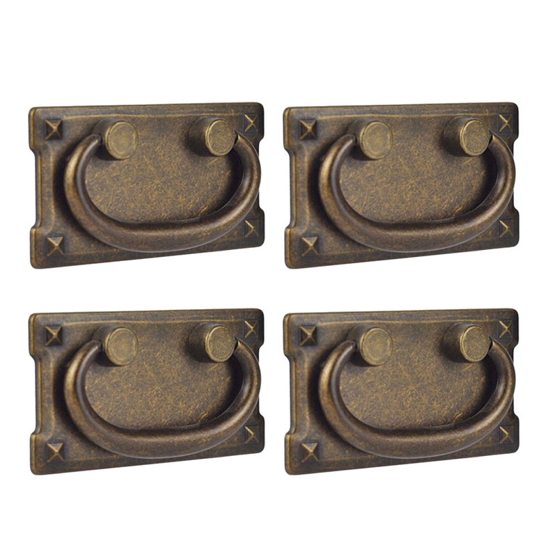 4Pcs Vintage Antique Bronze Dr - Furniture Hardware Pulls review and price
