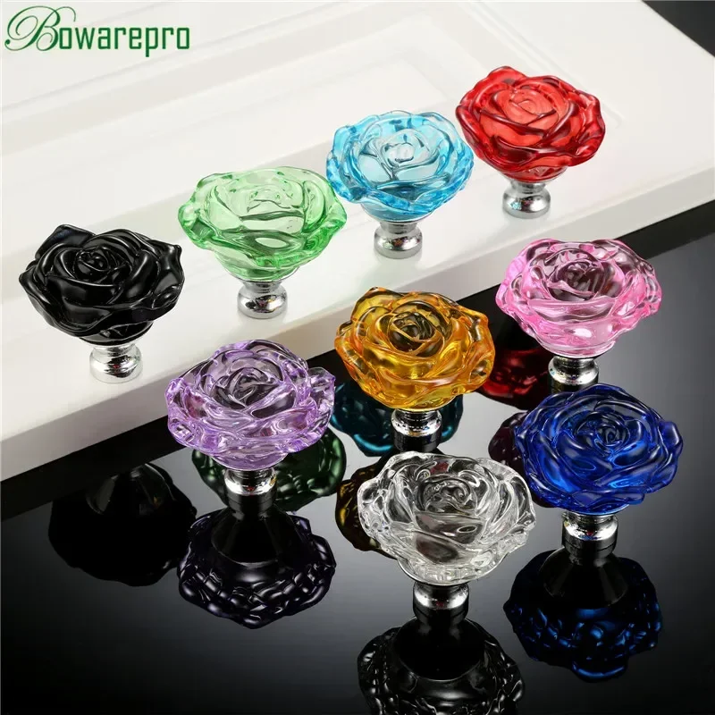 bowarepro 50MM Crystal Rose Gl - Furniture Hardware Pulls review and price