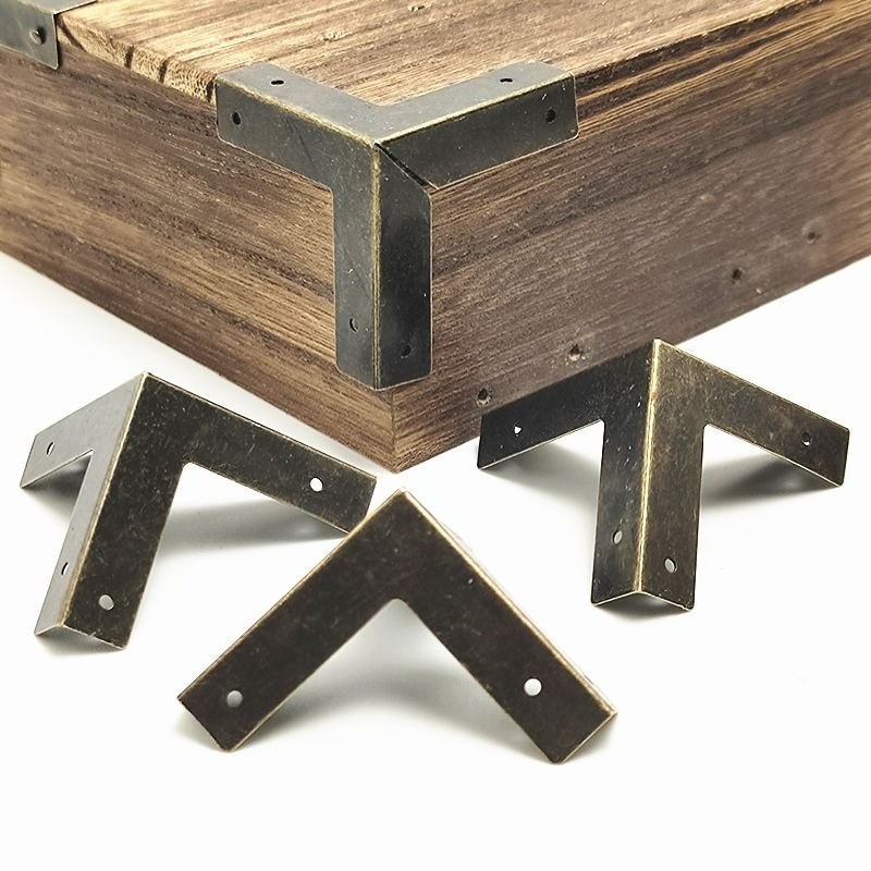 4/16set Antique Bronze Corner  - Furniture Hardware Antique review and price