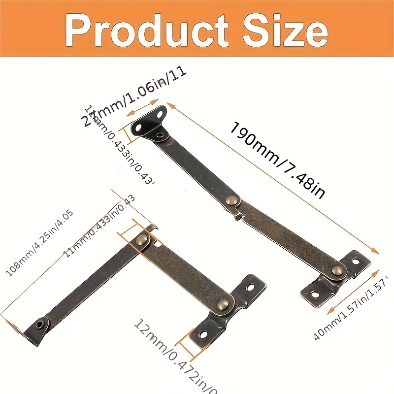 2-Pack Antique Bronze Folding  - Furniture Hardware Antique review and price