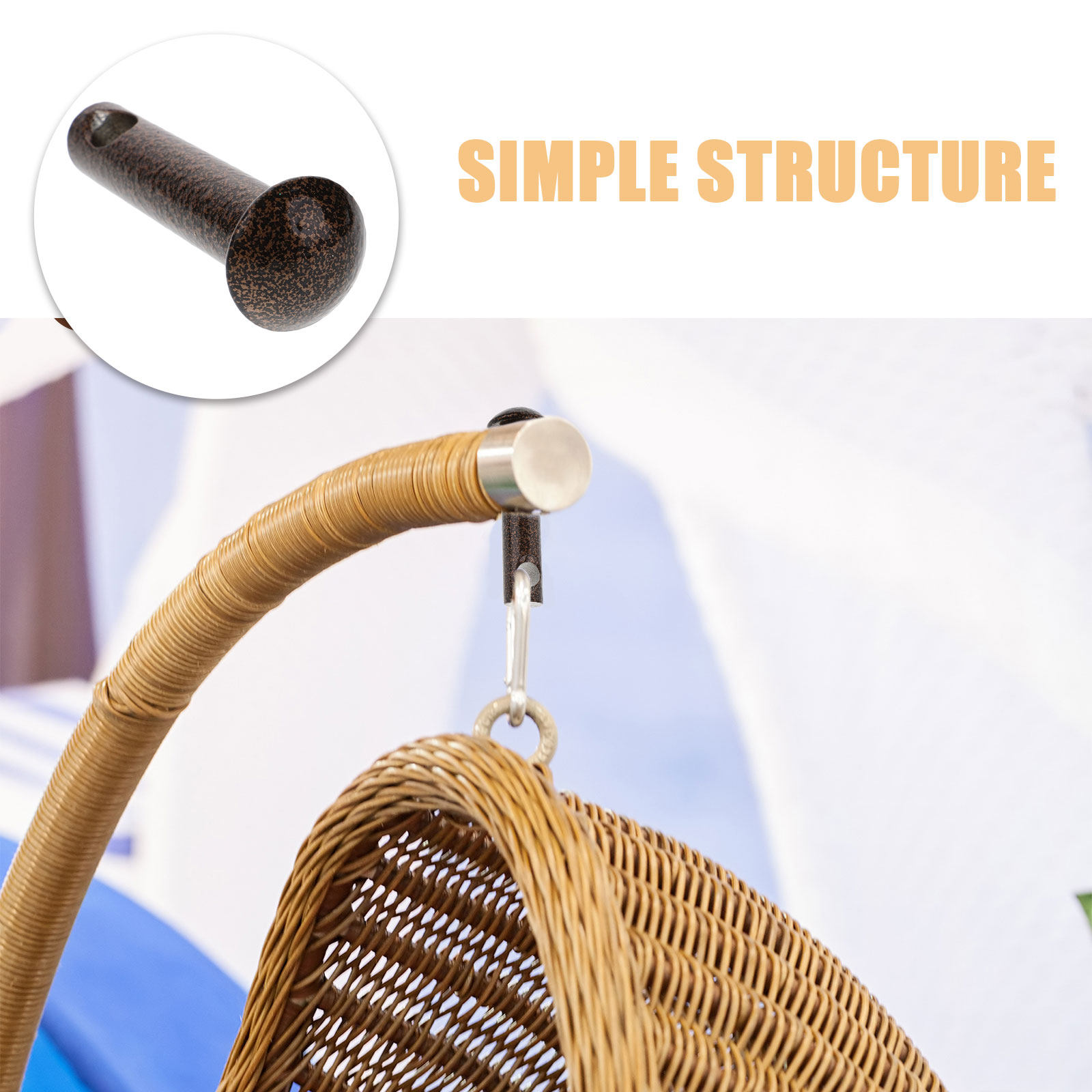 2Pcs Hammock Chair Pin Plug He - Furniture Hardware review and price