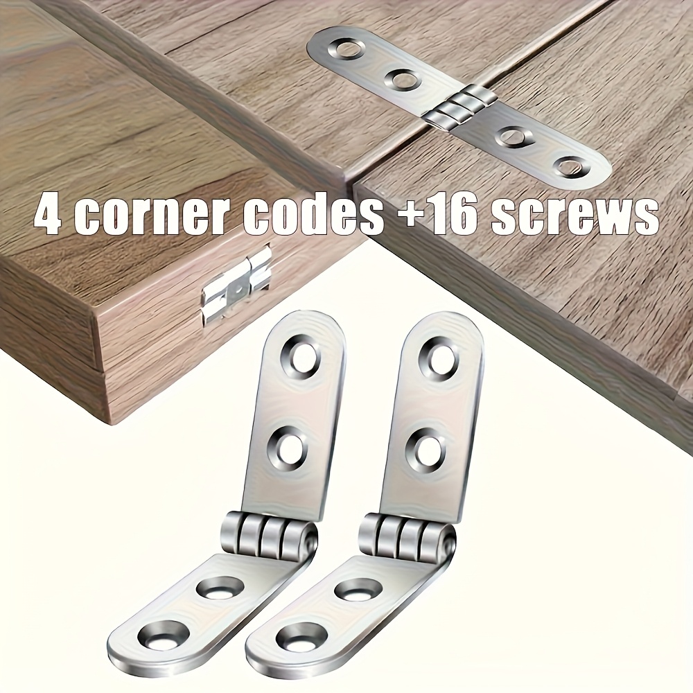 4pcs Foldable Flap Hinges Phot - Furniture Hardware Photos review and price