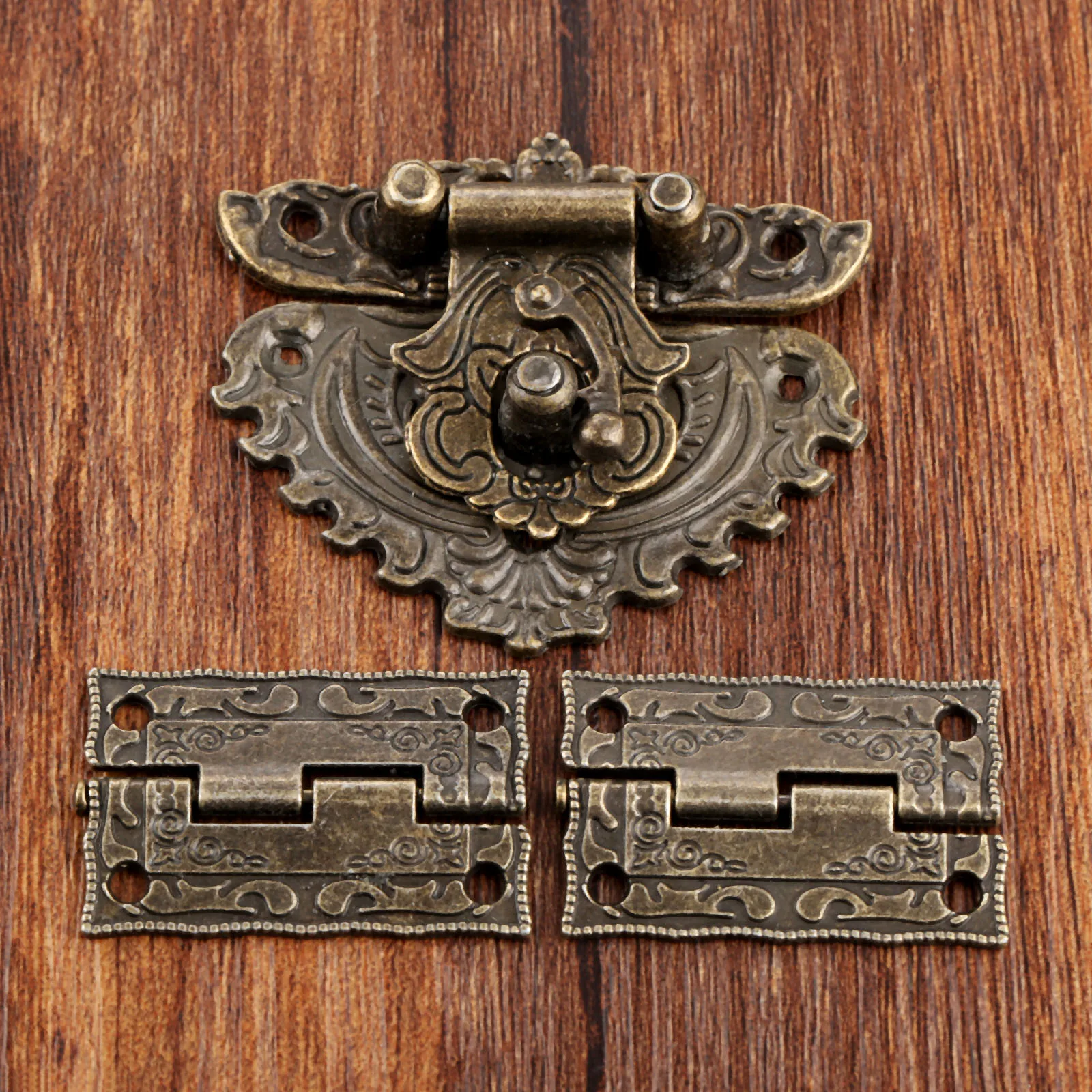 3pcs/set Antique Bronze Padloc - Furniture Hardware Decorative review and price