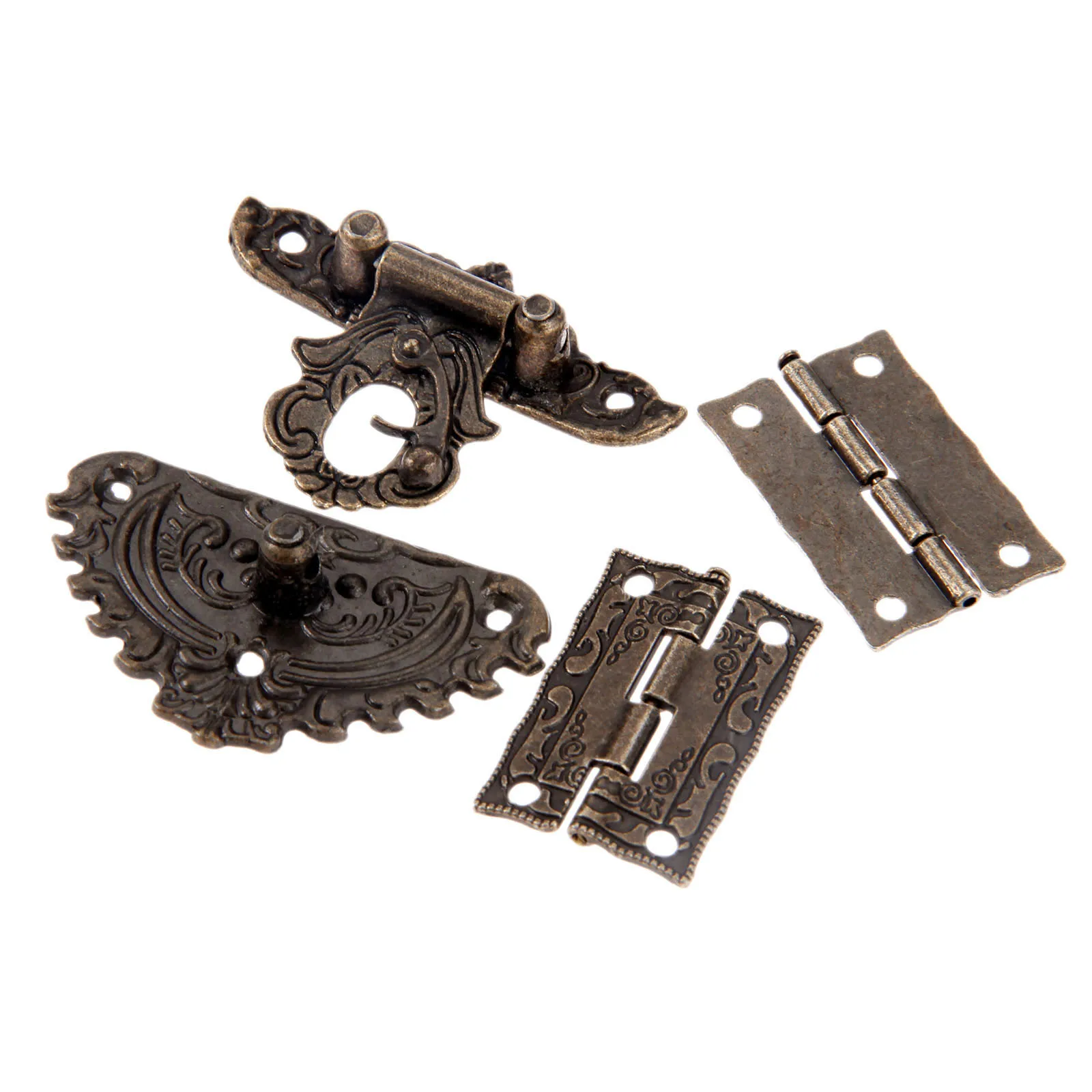 3pcs/set Antique Bronze Padloc - Furniture Hardware Decorative review and price
