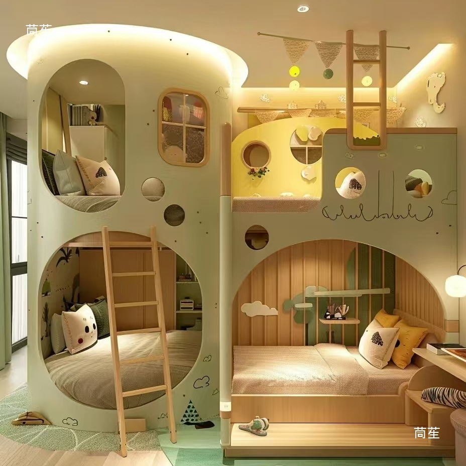 Solid Wood Children's Bed High - Furniture Hardware Lowes review and price