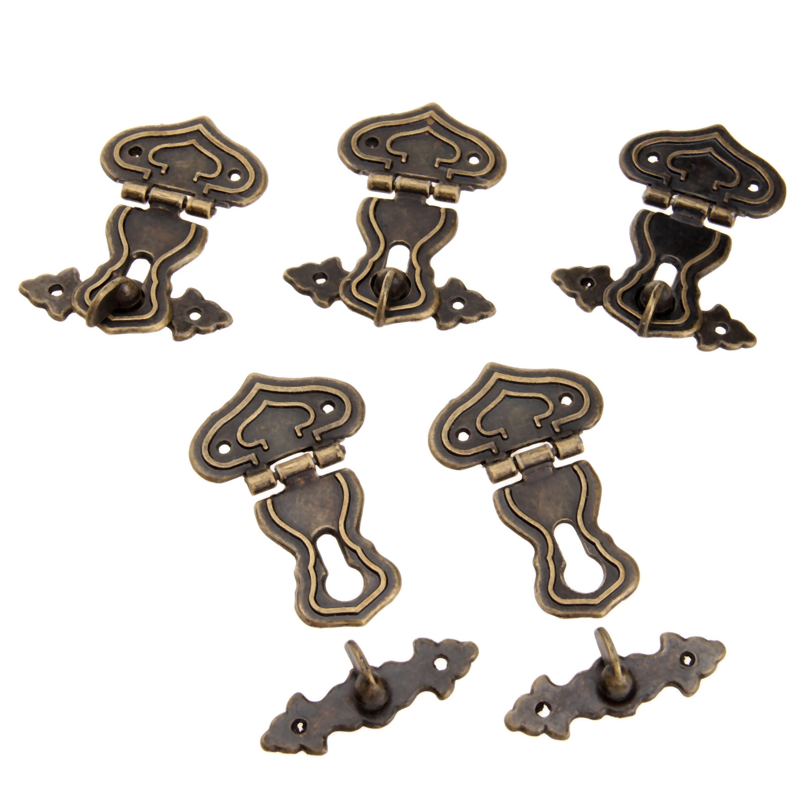 5Pcs 63x47mm Antique Metal Loc - Furniture Hardware Antique review and price