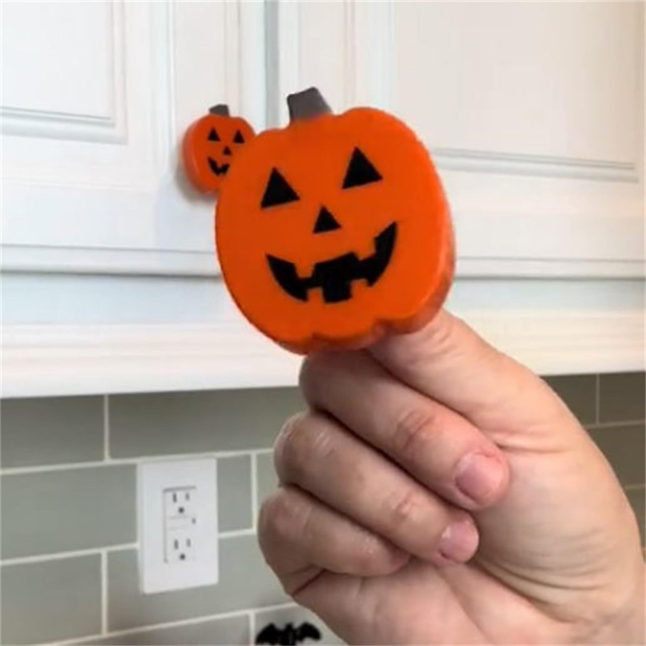 Halloween pumpkin knob cover,  - Furniture Hardware Pulls review and price
