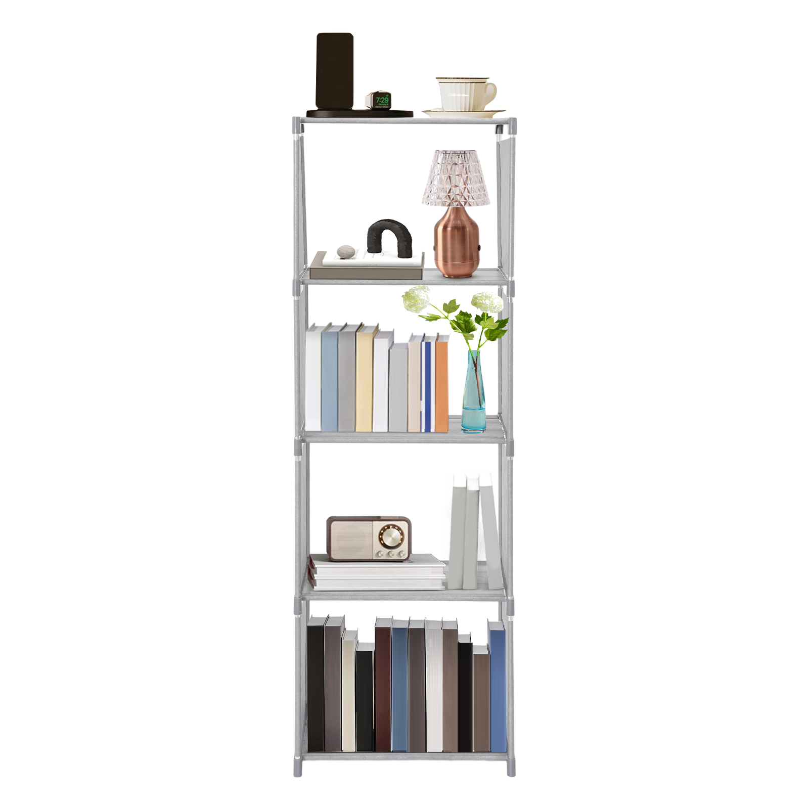 Vertical Open Bookshelf Rectan - Furniture Hardware Photos review and price