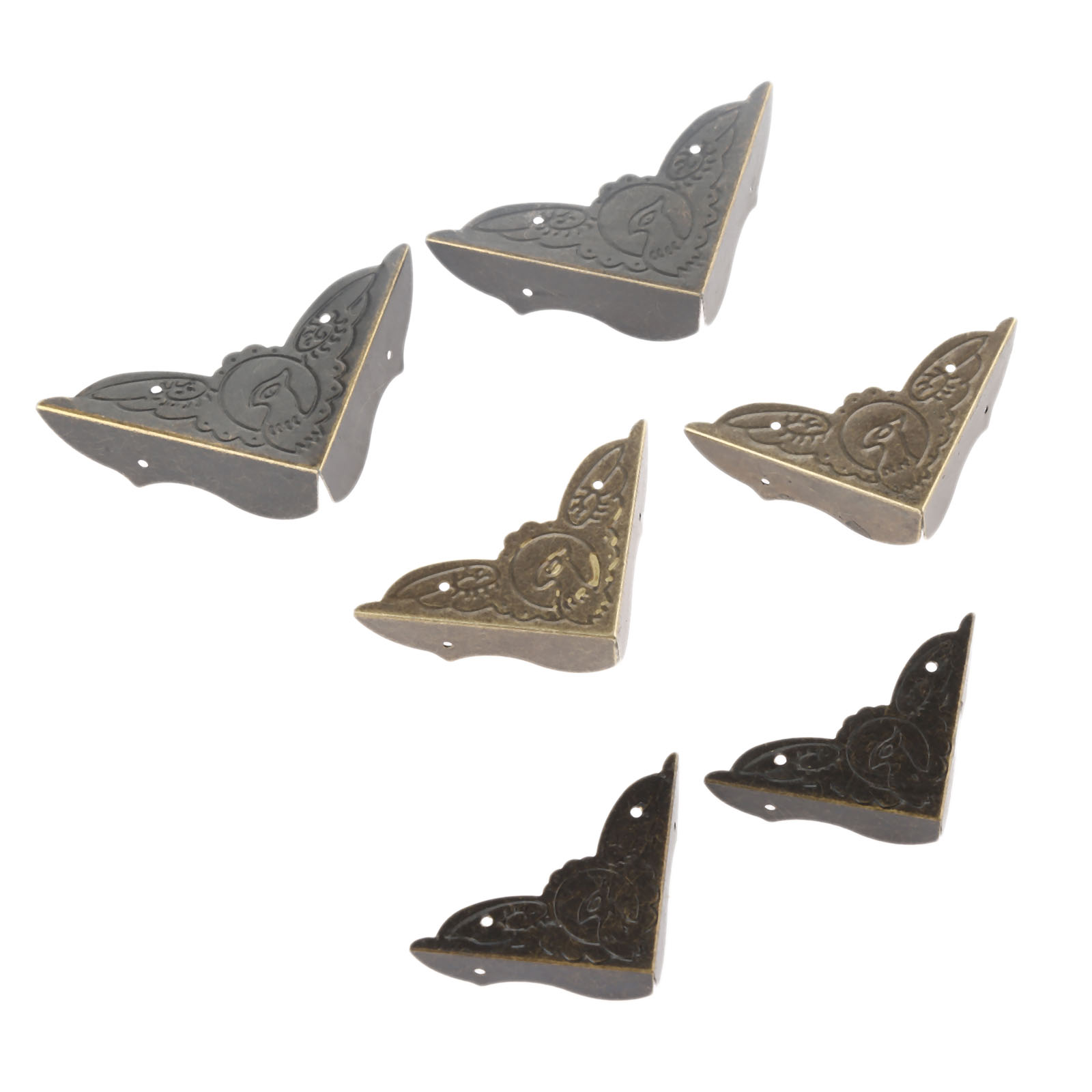 4Pcs Antique Brass Corner Brac - Furniture Hardware Decorative review and price