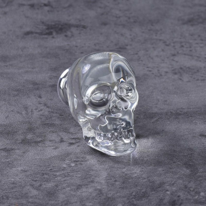 Skull Crystal Glass Knobs Cupb - Furniture Hardware Trends review and price