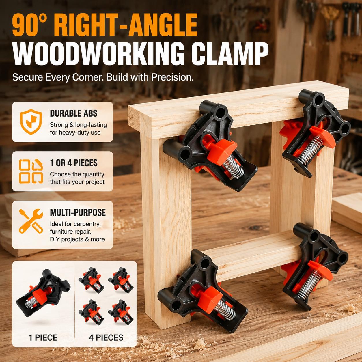 Premium Right Angle Clamps for - Furniture Hardware Photos review and price