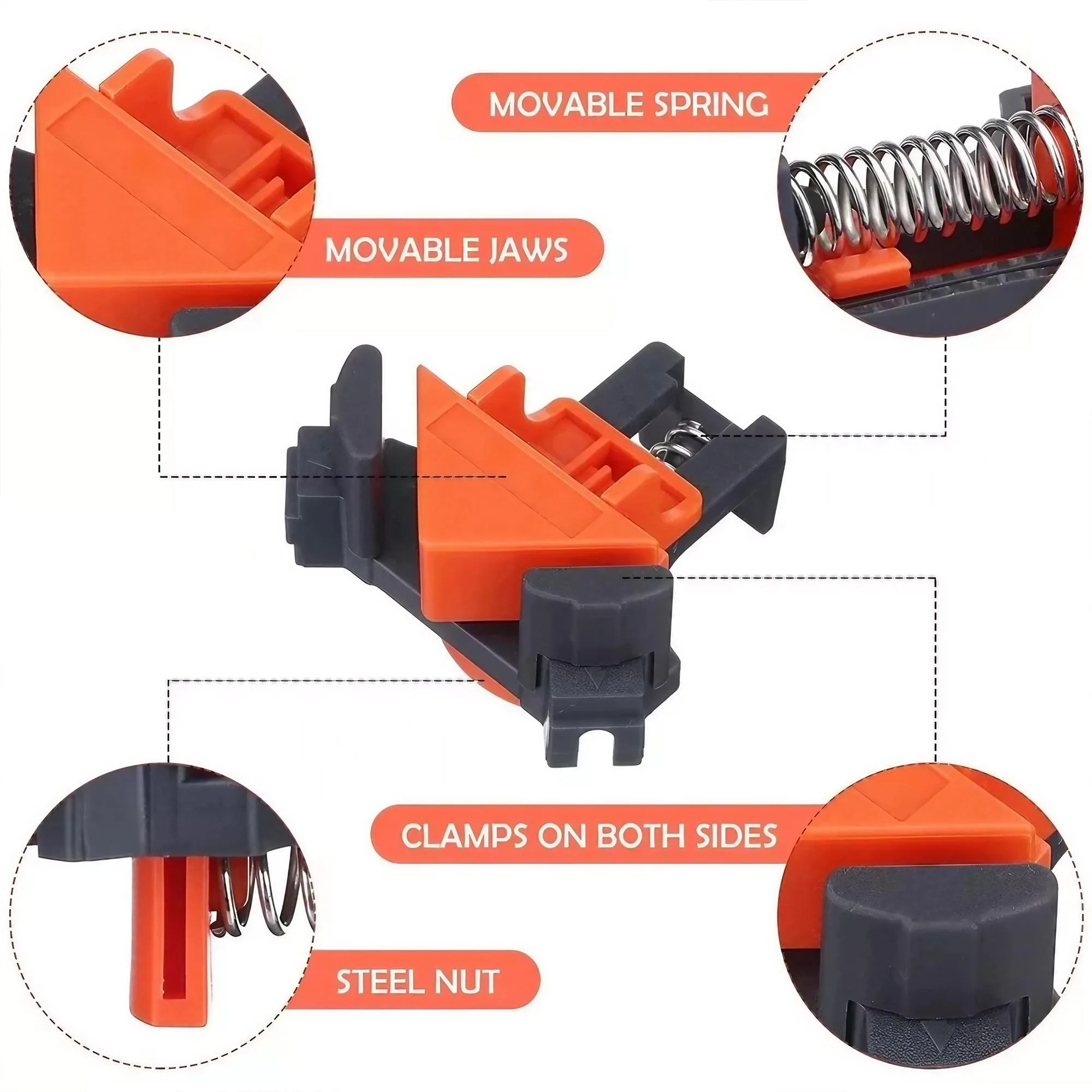 Premium Right Angle Clamps for - Furniture Hardware Photos review and price